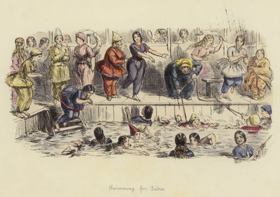 女性のための水泳 作： John Leech