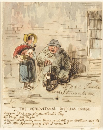 農業の苦痛をかわす 作： John Leech