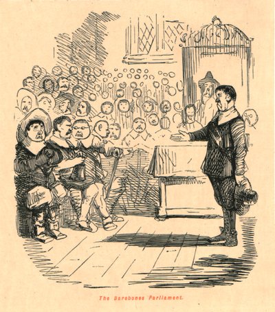 ベアボーン議会、1897年。 作： John Leech