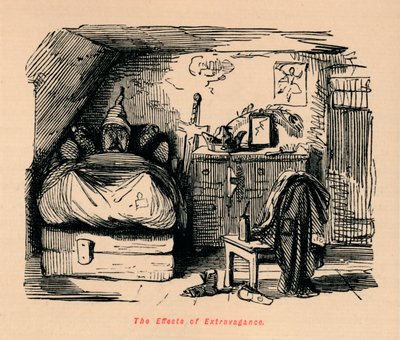 贅沢の効果、c1860、c1860 作： John Leech