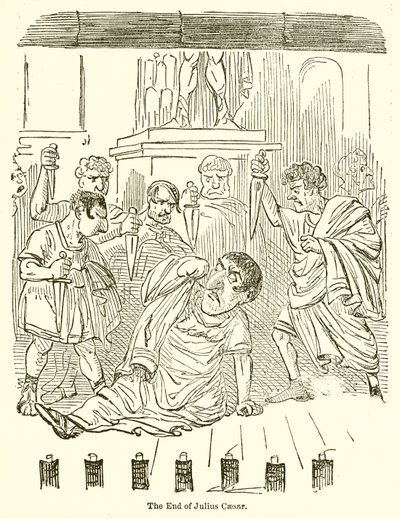 ジュリアス・シーザーの終わり 作： John Leech