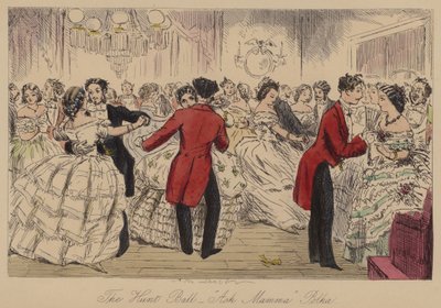 ハントボール、マンマポルカにお願い 作： John Leech