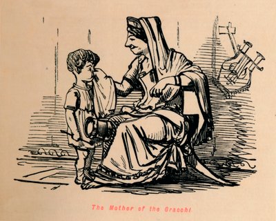 グラッキの母、1852 作： John Leech