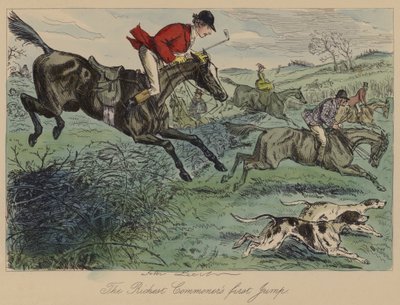 最も裕福な庶民の最初のジャンプ 作： John Leech