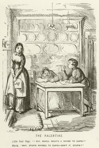 バレンタイン 作： John Leech