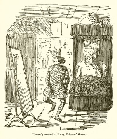 プリンスオブウェールズのヘンリーの意外な行為 作： John Leech