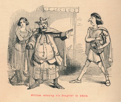 ウィリアムが娘をエドウィンに拒絶、c1860、c1860 作： John Leech