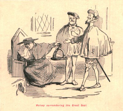 1897年、グレートシールを降伏させたウォルシー。 作： John Leech