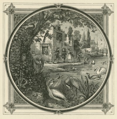 すべての鳥はそのくちばしにしたがって歌う(彫刻) 作： John Leighton