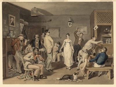 社交ダンス 作： John Lewis Krimmel