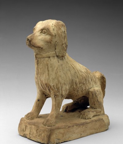 スパニエル、c。 1870-1880（石器） 作： John Lewis Stone