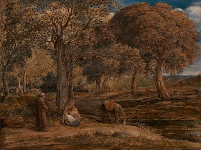 The Rest on the Flight into Egypt   1433640   ja       japanese Successfully Translated  Original: St. George and the Dragon, ninth panel from a nine-page folding parchment depicting religious figures Translat: St. George and the Dragon, ninth panel from a 作： John Linnell
