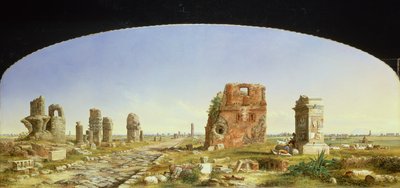 アッピア街道、1869 作： John Linton Chapman