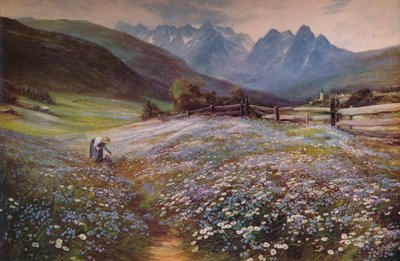 6月、オーストリアのチロル、c1892 作： John MacWhirter