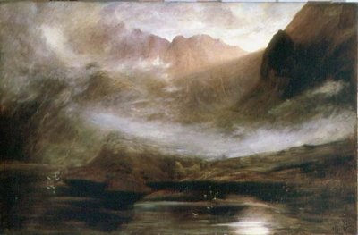 スカイ島のコリウスク湖 作： John MacWhirter