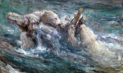「残骸」、c1867-1910。 作： John Macallan Swan