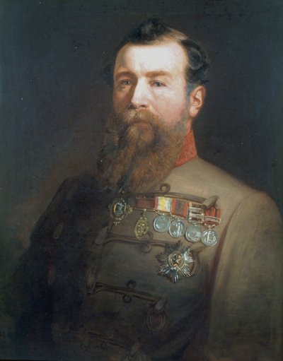 准将ハリー・ラムズデン卿CB（1821-96）c.1866 作： John Maclaren Barclay