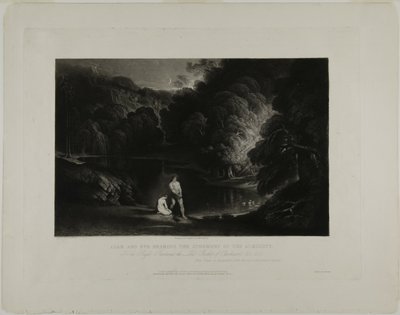 全能者の裁きを聞くアダムとイブ、聖書の挿絵より 作： John Martin