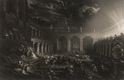 ベルシャザルの饗宴（聖書の挿絵より 作： John Martin