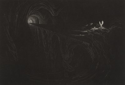 混沌の橋、1827年頃（メゾチント） 作： John Martin