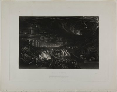 ニネベの陥落、聖書の挿絵より 作： John Martin