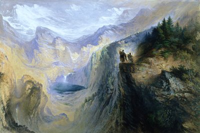 ユングフラウのマンフレッド、1837年 作： John Martin