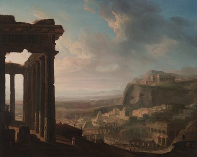 古代都市の遺跡、1810〜20年頃 作： John Martin