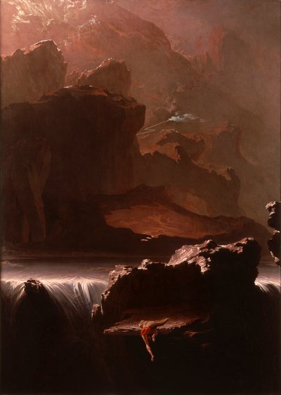 忘却の水を求めてサダック 作： John Martin