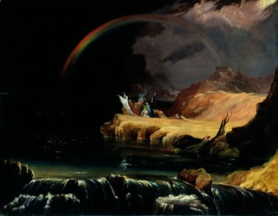 契約、1843年頃（キャンバスに油彩） 作： John Martin
