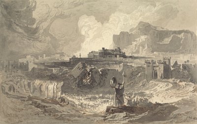 ジェリコの壁 作： John Martin