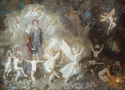 魔女の森のヨリンデとヨリンゲル 作： John Duncan