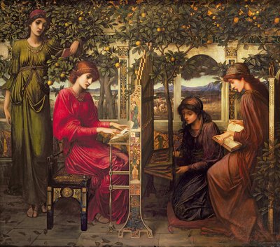 聖セシリア 作： John Melhuish Strudwick