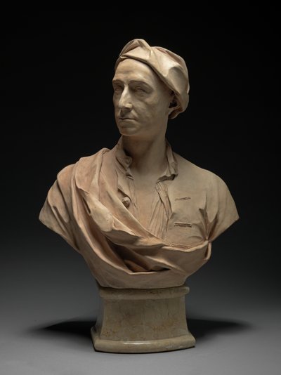 男の胸像、おそらくピーター・ティルマンス（1684-1734）1727（テラコッタ） 作： John Michael Rysbrack