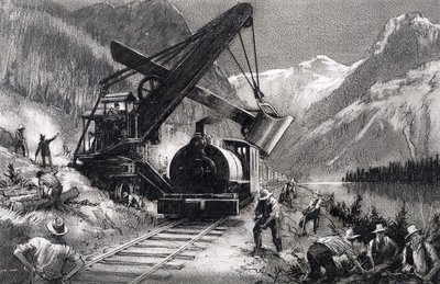 誰が言った...？この狂気のプロジェクトカナダ太平洋鉄道の建設 作： John Millar Watt