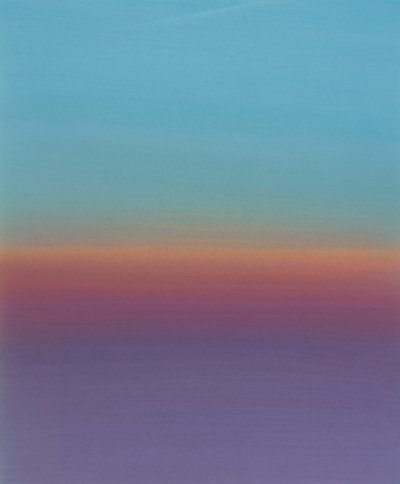 秋の日の出 作： John Miller