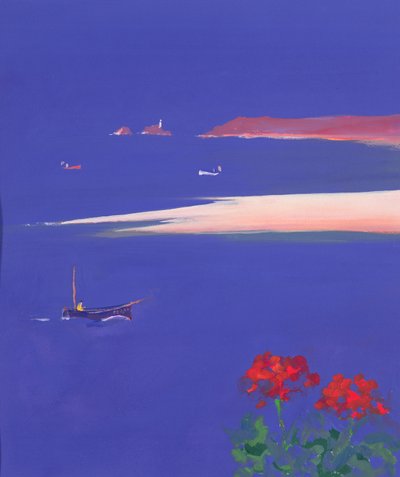Godrevy and Blue Boat、1999 作： John Miller