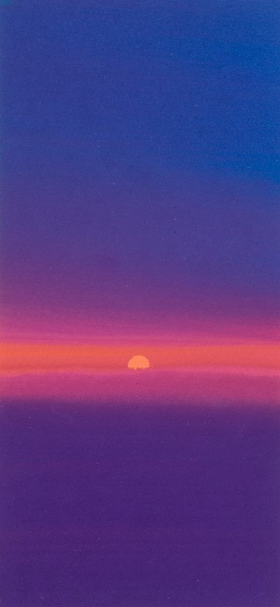 日の出（ガッシュ） 作： John Miller
