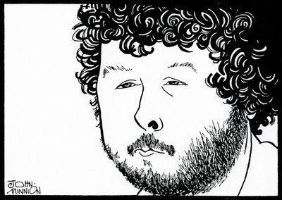 BIRTWISTLE, Harrison - ジョン・ミニオンによる風刺画 イギリスの作曲家 作： John Minnion