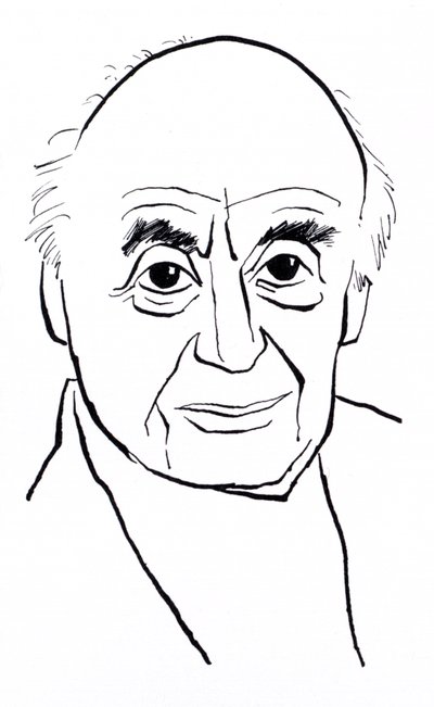 ベルトルド・ゴールドシュミット 風刺画 作： John Minnion