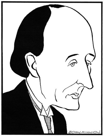 フレデリック・デリアス - 肖像画 イギリスの作曲家、1862年1月29日 - 1934年6月10日 作： John Minnion