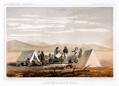 ティンカム氏の帰還を待つ、1856年。 作： John Mix Stanley