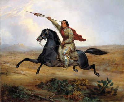 コラッククーキッス、トウォッコノ戦士、1844年。 作： John Mix Stanley