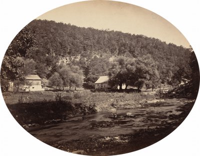 ベッドフォード スプリングスで、c。 1866年。 作： John Moran