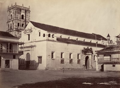 熱帯の風景、カテドラル、カルタヘナ、1871年 作： John Moran
