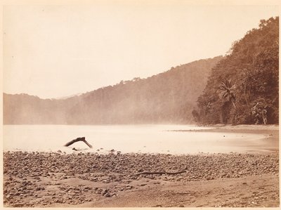 熱帯の風景：運河建設予定地の終点、リモン湾（ダリエン探検隊） 作： John Moran