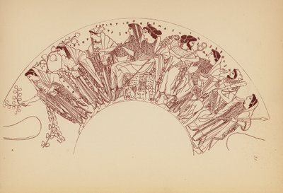 古代ギリシャの女性の衣装（リトグラフ） 作： John Moyr Smith