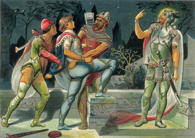 ハムレットと彼の父の幽霊 作： John Moyr Smith