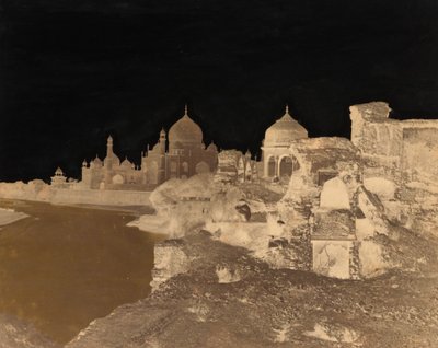 東側からのタージ・マハル,c.1858-1862年（写真） 作： John Murray