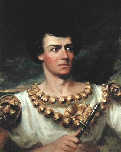 エドウィン・フォレスト（1806-72）の「ローラ」（油彩・キャンバス） 作： John Neagle