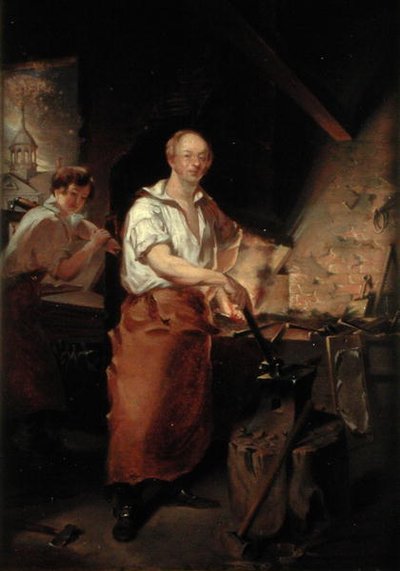 鍛冶屋のパトリック・ライオン」1826年頃（油彩・キャンバス） 作： John Neagle